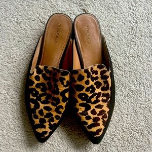 Leopard Print Halogen Slides, Size 7